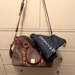 Dooney and Bourke Pebble Leather Satchel in GUC